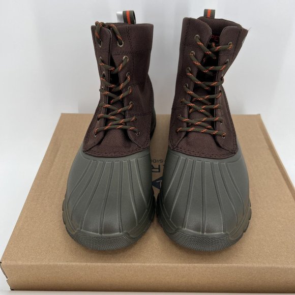 Sperry Men's Duck Float Lace-Up Boots sz 8 Brown/Green STS24762 Waterproof NWOB - Picture 6 of 9